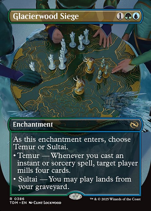 Glacierwood Siege (Borderless) - Tarkir: Dragonstorm