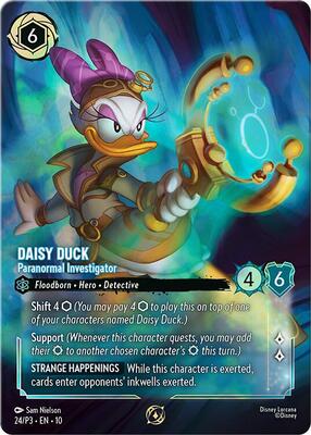 Daisy Duck - Paranormal Investigator (Store Championship) (Foil) - Disney Lorcana Promo Cards