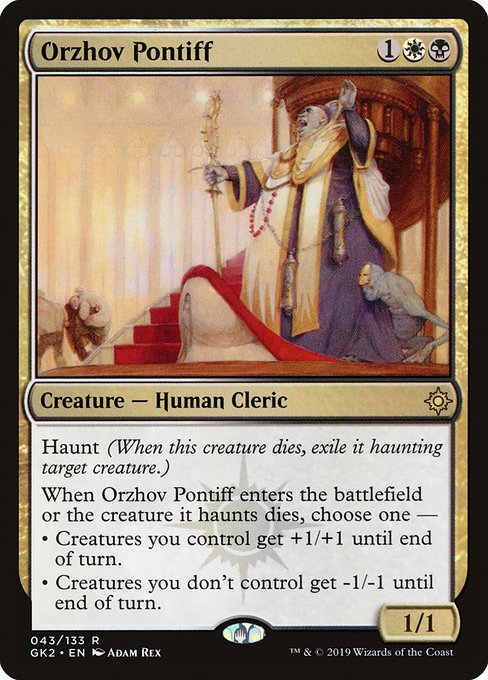 Orzhov Pontiff - Ravnica Allegiance: Guild Kits