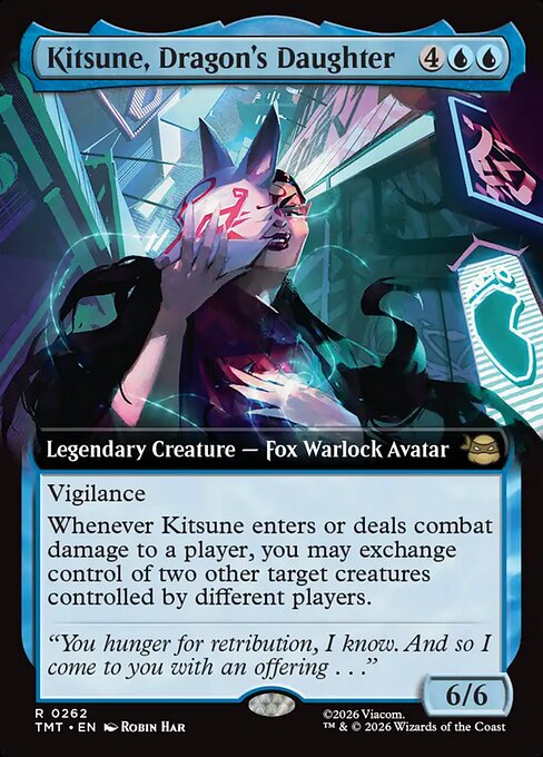 Kitsune, Dragon's Daughter (Extended Art) (Foil) - Teenage Mutant Ninja Turtles