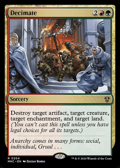 Decimate - Commander: Murders at Karlov Manor