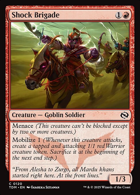 Shock Brigade - Tarkir: Dragonstorm