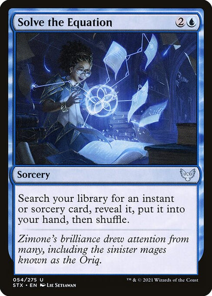 Solve the Equation (Foil) - Strixhaven: School of Mages