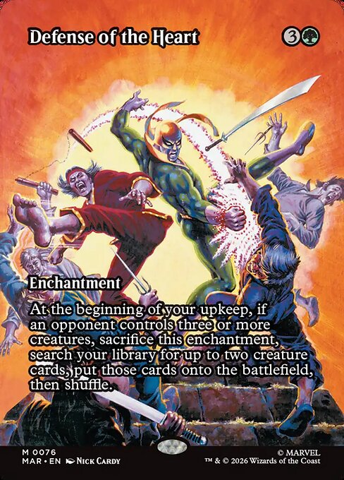 Defense of the Heart (Borderless) - Marvel Universe Eternal-Legal