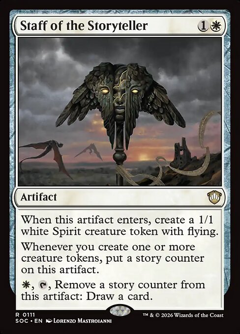 Staff of the Storyteller - Commander: Secrets of Strixhaven