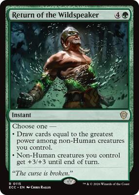 Return of the Wildspeaker - Commander: Lorwyn Eclipsed