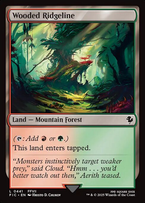 Wooded Ridgeline - Commander: FINAL FANTASY