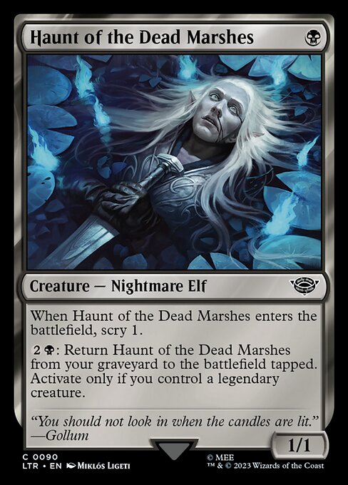 Haunt of the Dead Marshes (Foil) - Universes Beyond: The Lord of the Rings: Tales of Middle-earth