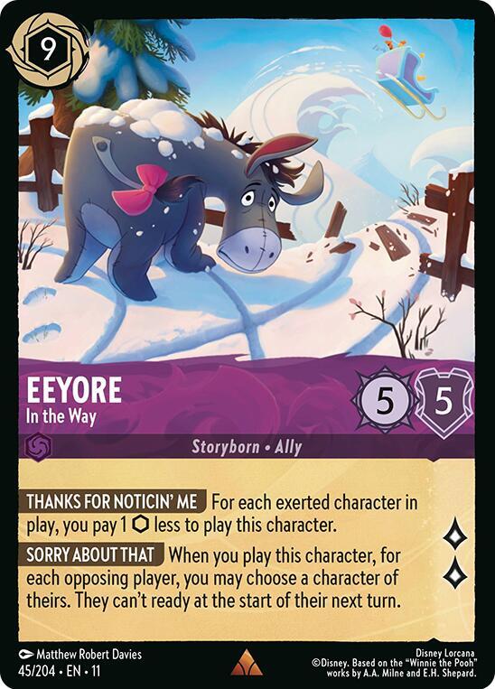 Eeyore - In the Way (Foil) - Winterspell