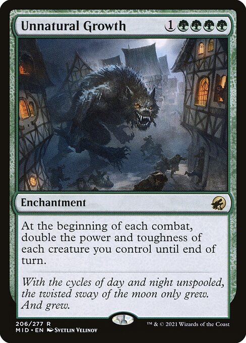 Unnatural Growth (Foil) - Innistrad: Midnight Hunt