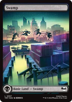 Swamp (0307) (Surge Foil) - Teenage Mutant Ninja Turtles