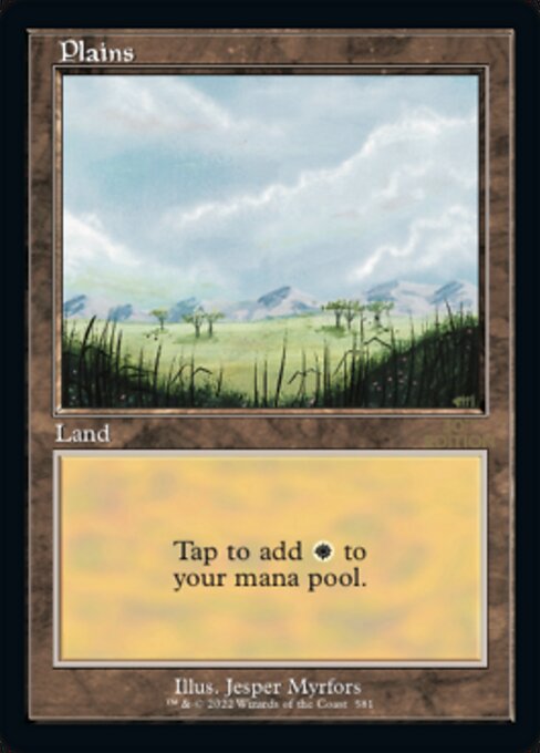 Plains (581) (Retro Frame) - 30th Anniversary Edition