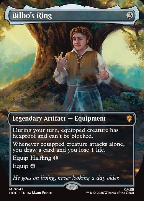 Bilbo's Ring (Borderless) (Foil) - The Hobbit: Eternal-Legal