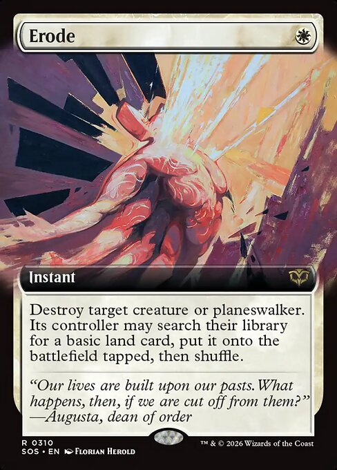 Erode (Extended Art) - Secrets of Strixhaven