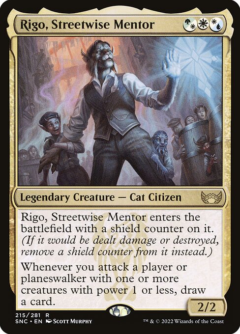 Rigo, Streetwise Mentor (Foil) - Streets of New Capenna