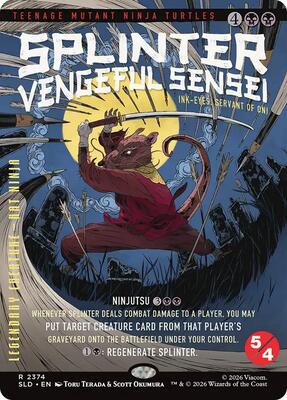 Splinter, Vengeful Sensei - Ink-Eyes, Servant of Oni - Secret Lair Drop Series