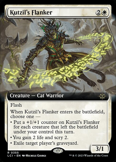 Kutzil's Flanker (Extended Art) (Foil) - The Lost Caverns of Ixalan