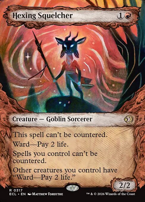 Hexing Squelcher (Showcase) (Foil) - Lorwyn Eclipsed