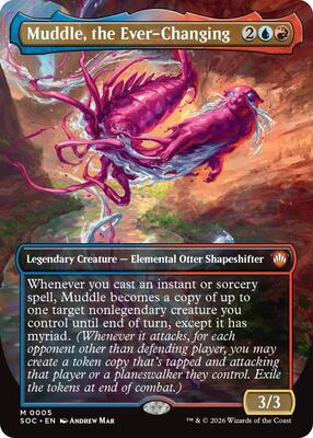 Muddle, the Ever-Changing (Borderless) - Commander: Secrets of Strixhaven