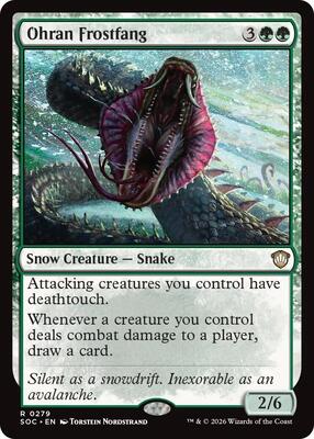 Ohran Frostfang - Commander: Secrets of Strixhaven