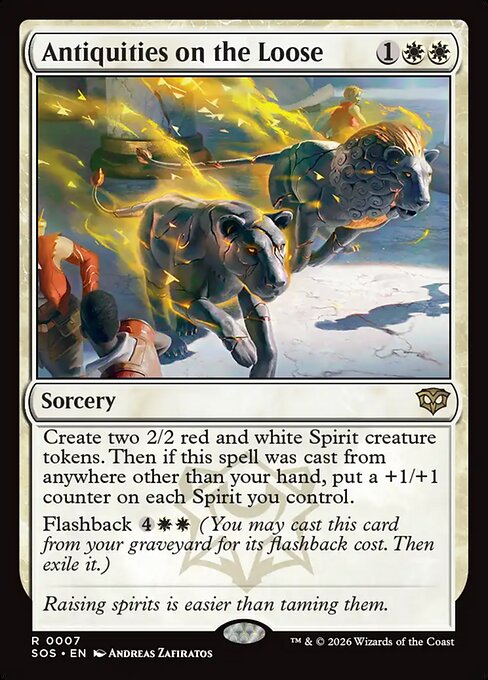 Antiquities on the Loose (Foil) - Secrets of Strixhaven