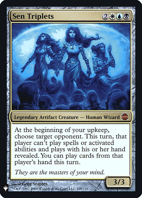 Sen Triplets - The List Reprints