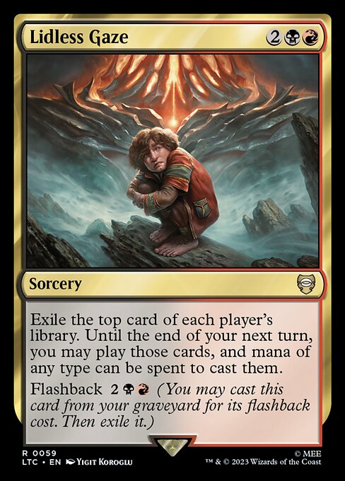 Lidless Gaze - Commander: The Lord of the Rings: Tales of Middle-earth