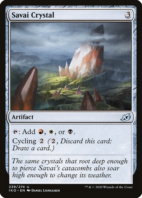 Savai Crystal (Foil) - Ikoria: Lair of Behemoths