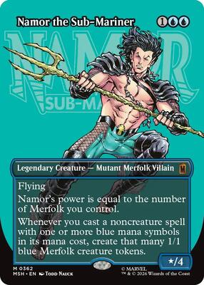 Namor the Sub-Mariner (Borderless) (0362) - Marvel Super Heroes