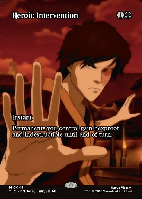 Heroic Intervention (Borderless) - Avatar: The Last Airbender: Eternal-Legal