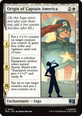Origin of Captain America - Commander: Marvel Super Heroes