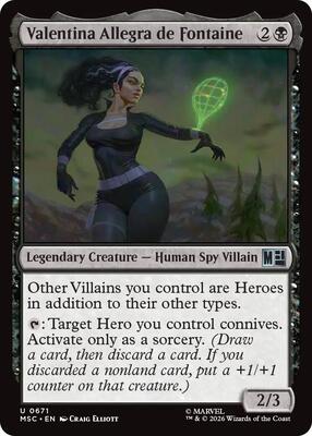 Valentina Allegra de Fontaine - Commander: Marvel Super Heroes
