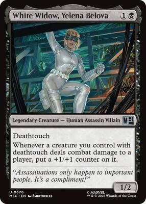 White Widow, Yelena Belova - Commander: Marvel Super Heroes