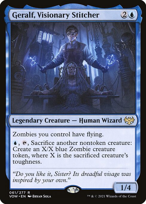 Geralf, Visionary Stitcher (Foil) - Innistrad: Crimson Vow