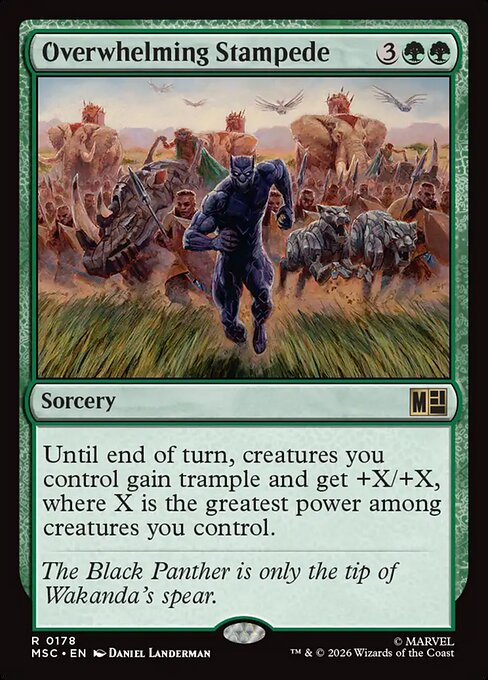 Overwhelming Stampede - Commander: Marvel Super Heroes