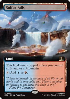 Sulfur Falls (Extended Art) - Commander: Marvel Super Heroes