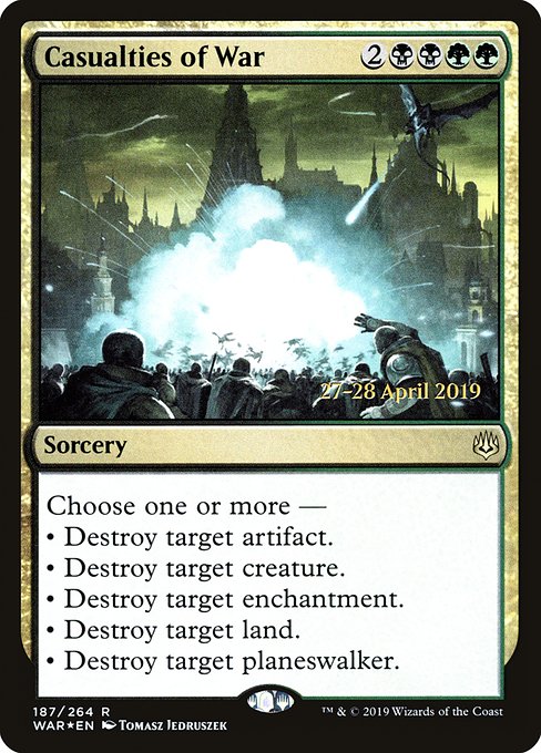 Casualties of War - Prerelease Cards