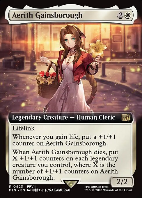 Aerith Gainsborough (Extended Art) (Foil) - FINAL FANTASY