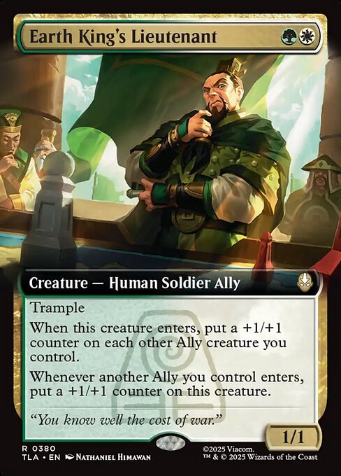 Earth King's Lieutenant (Extended Art) (Foil) - Avatar: The Last Airbender