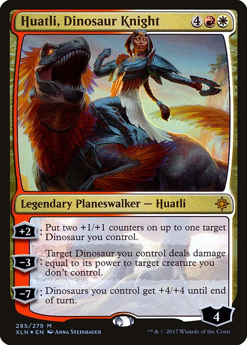 Huatli, Dinosaur Knight - Ixalan