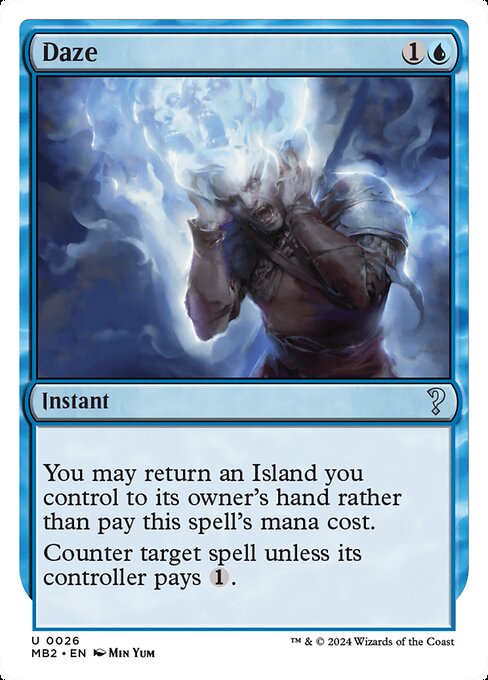 Daze (White Border) - Mystery Booster 2