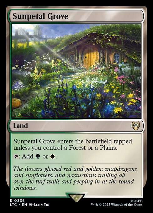 Sunpetal Grove - Commander: The Lord of the Rings: Tales of Middle-earth