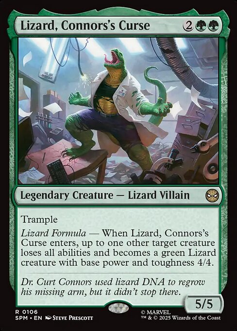 Lizard, Connors's Curse (Foil) - Marvel's Spider-Man