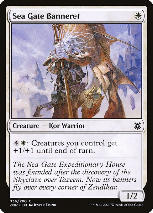 Sea Gate Banneret - Zendikar Rising