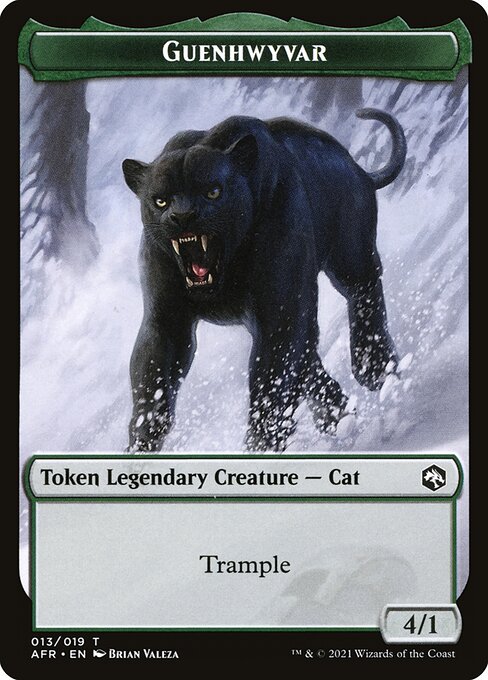 Guenhwyvar Token - Adventures in the Forgotten Realms
