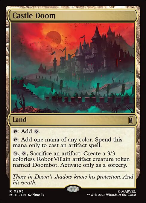Castle Doom (Foil) - Marvel Super Heroes