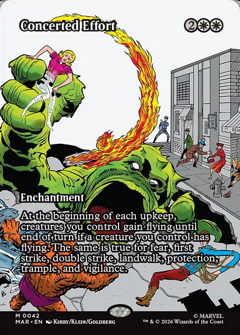 Concerted Effort (Borderless) - Marvel Universe Eternal-Legal