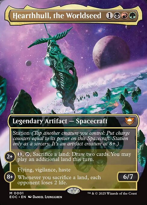 Hearthhull, the Worldseed (Borderless) - Commander: Edge of Eternities