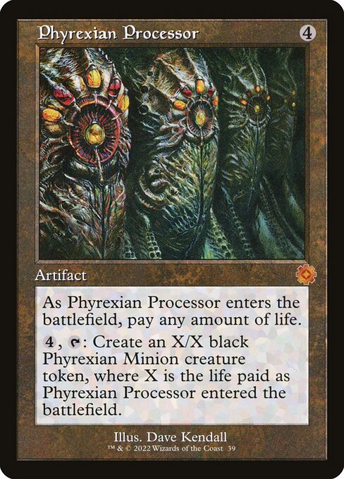 Phyrexian Processor - The Brothers' War: Retro Frame Artifacts