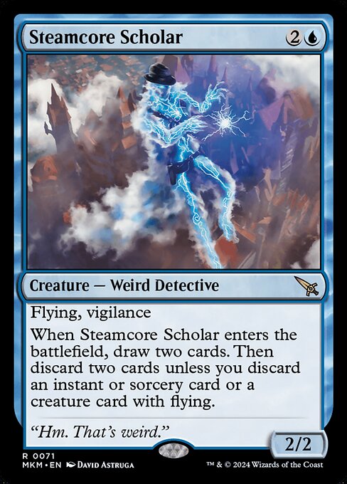Steamcore Scholar (Foil) - Murders at Karlov Manor